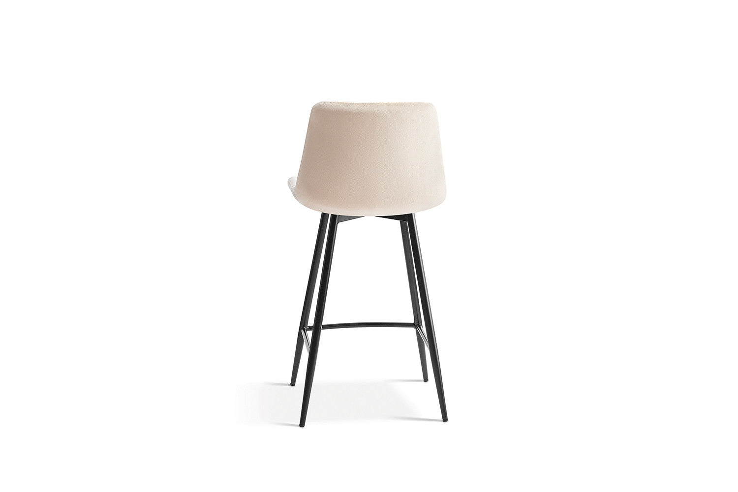 Counterstoel 'Juta' Fluweel Beige (2/doos) - foto 5