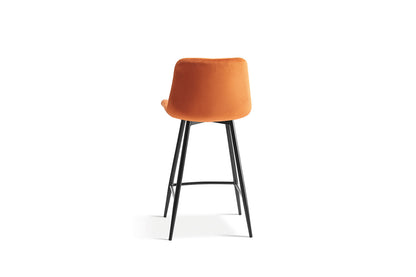Counterstoel 'Juta' Fluweel Oranje (2/doos) - foto 5