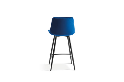 Counterstoel 'Juta' Fluweel Blauw (2/doos) - foto 5