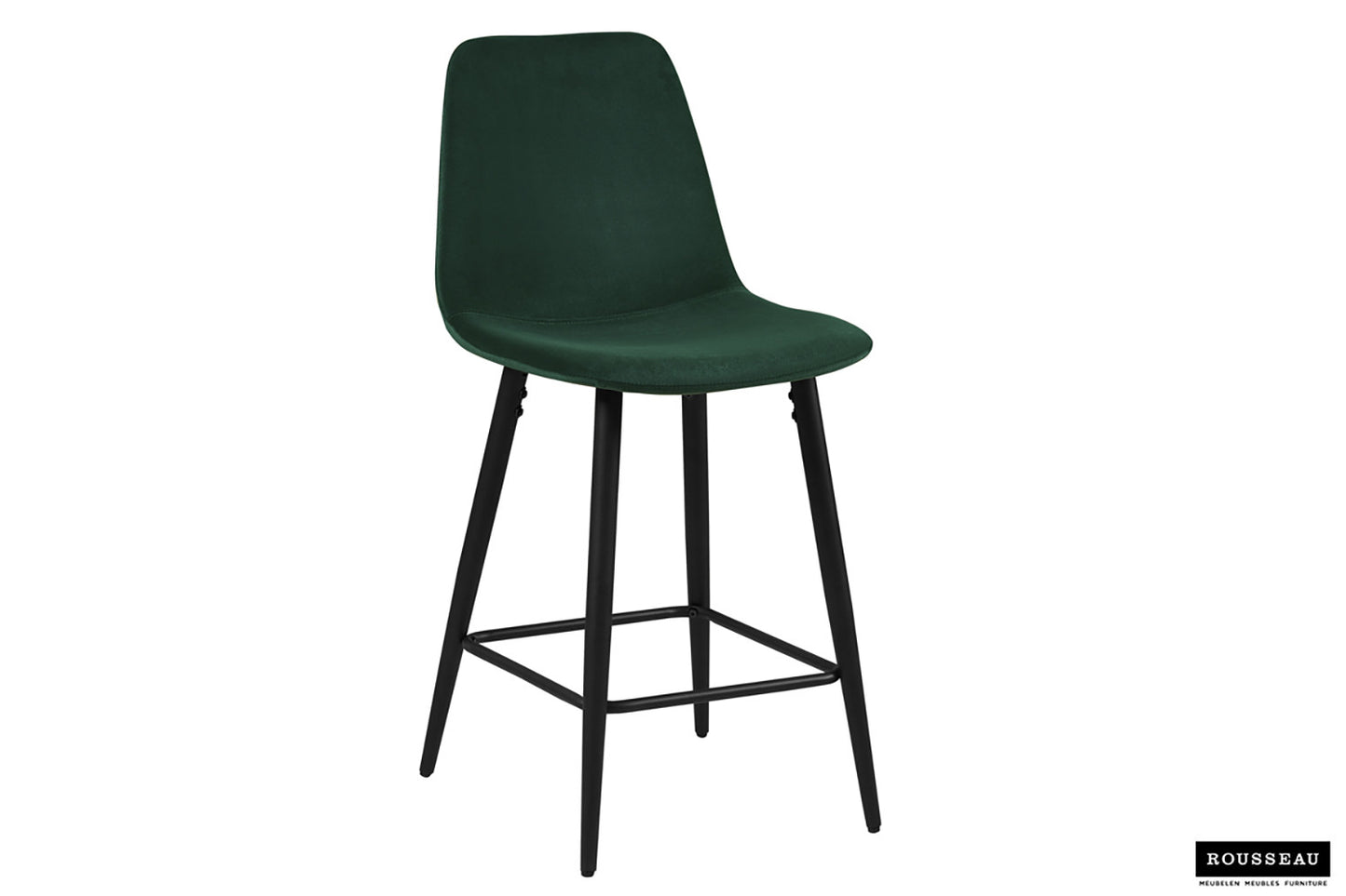 SALE - Counterstoel 'Boy' Fluweel Groen (2/doos) - foto 2