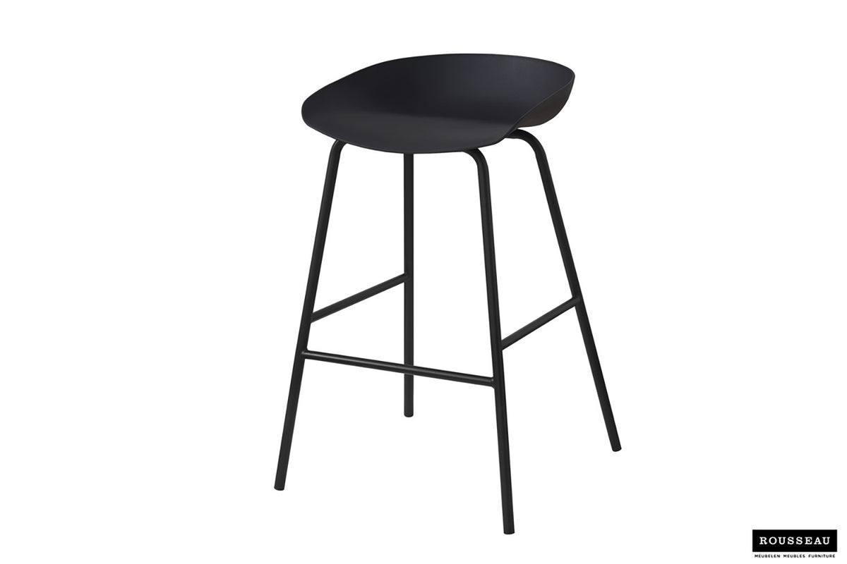 SALE - Counterstoel 'Anna' PP Zwart (2/doos) - foto 4