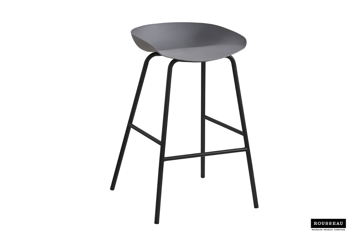 SALE - Counterstoel 'Anna' PP Grijs (2/doos) - foto 2