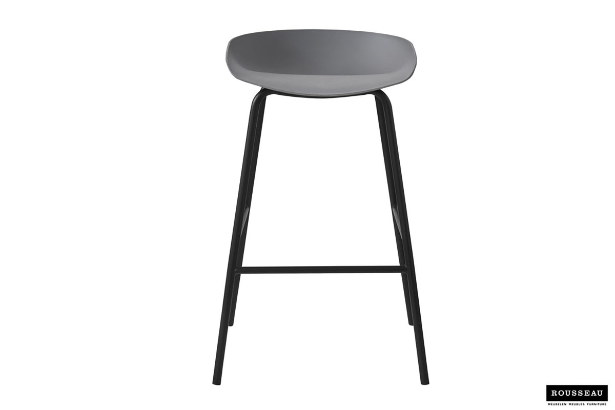 SALE - Counterstoel 'Anna' PP Grijs (2/doos) - foto 3