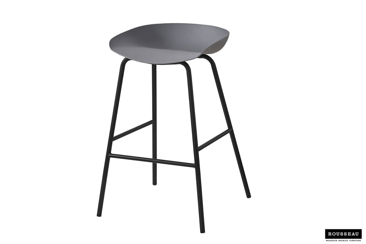 SALE - Counterstoel 'Anna' PP Grijs (2/doos) - foto 4