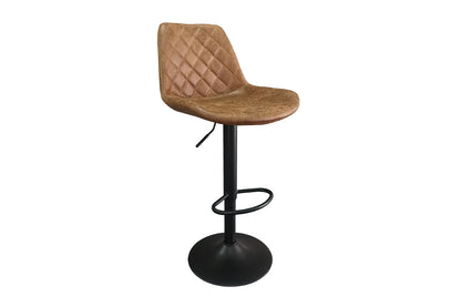 Barstoel 'Madrid' PU Ote Topper 02 Cognac (2/doos) - foto 3