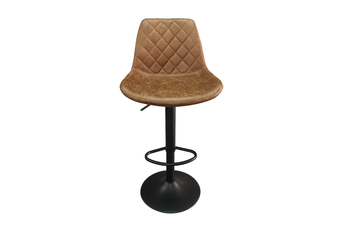 Barstoel 'Madrid' PU Ote Topper 02 Cognac (2/doos) - foto 4