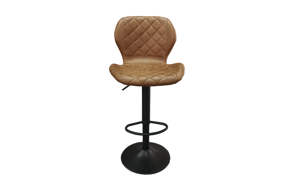 Barstoel 'Malaga' PU Ote Topper 02 Cognac (2/doos) - foto 3