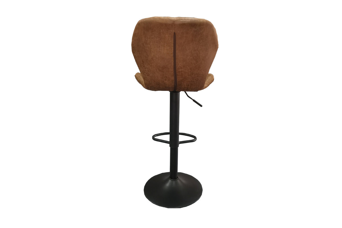 Barstoel 'Malaga' PU Ote Topper 02 Cognac (2/doos) - foto 6