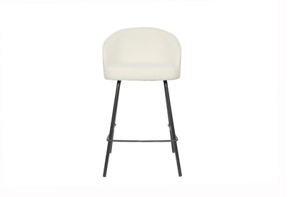 SALE - Counterstoel 'June' Bouclé Wit (2/doos) - foto 3