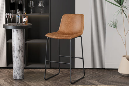 SALE - Counterstoel 'Mancia' PU Ote Topper 02 Cognac (2/doos) - foto 2