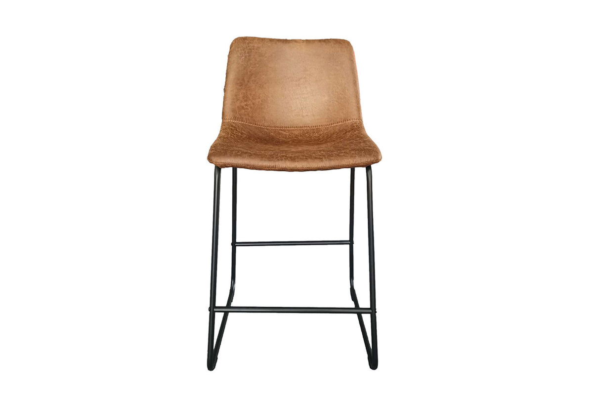 SALE - Counterstoel 'Mancia' PU Ote Topper 02 Cognac (2/doos) - foto 3