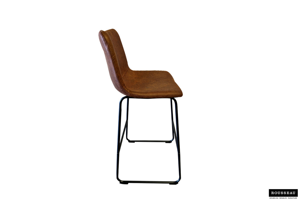 Barstoel 'Mancia' PU Ote Topper 02 Cognac (2/doos) - foto 4