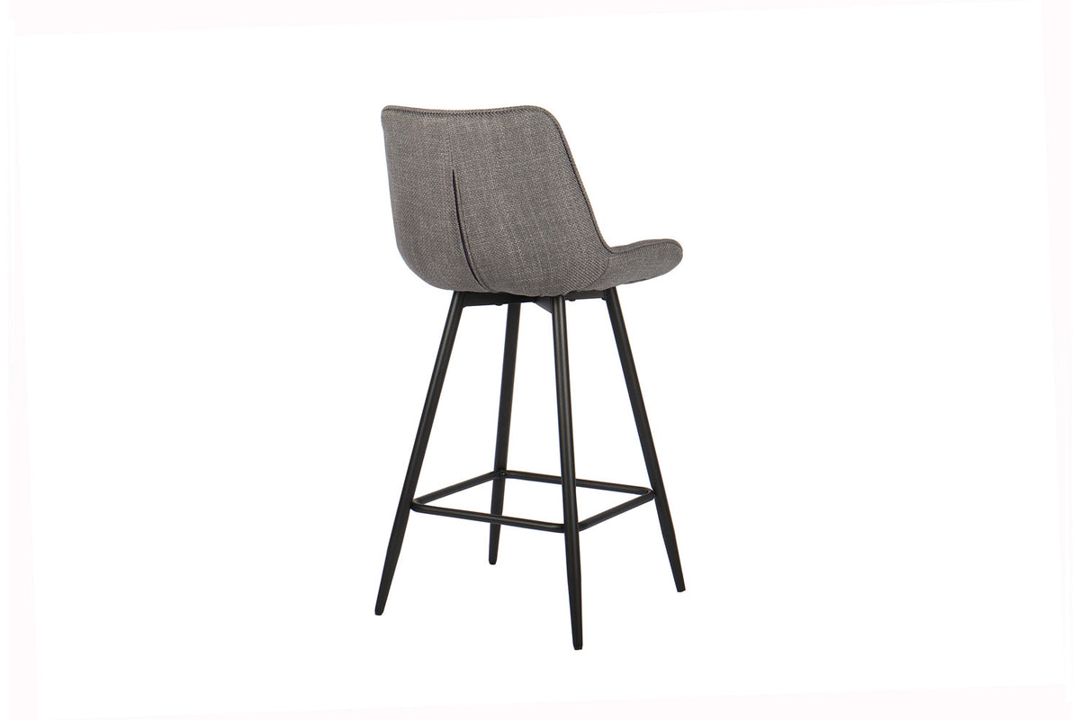 SALE - Counterstoel 'Ariba' Stof Ote Montego 466 Grijs (2/doos) - foto 6