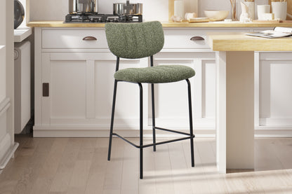 SALE - Counterstoel 'Antura' Stof Ote Lisa 356 Groen (2/doos) - foto 2