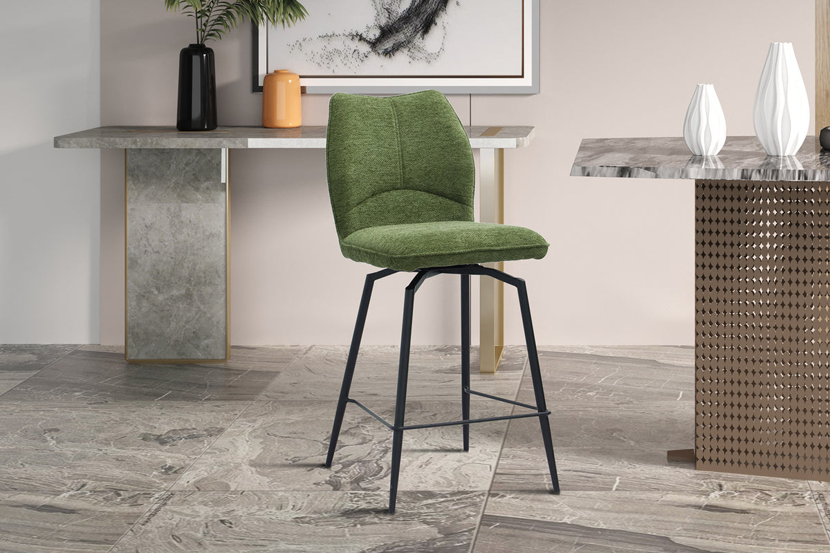 Counterstoel 'Lara' Stof Ote Sea 360 Draaibaar Groen (2/doos) - foto 2