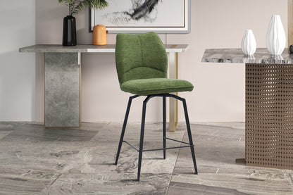 Counterstoel 'Lara' Stof Ote Sea 360 Draaibaar Groen (2/doos) - foto 2
