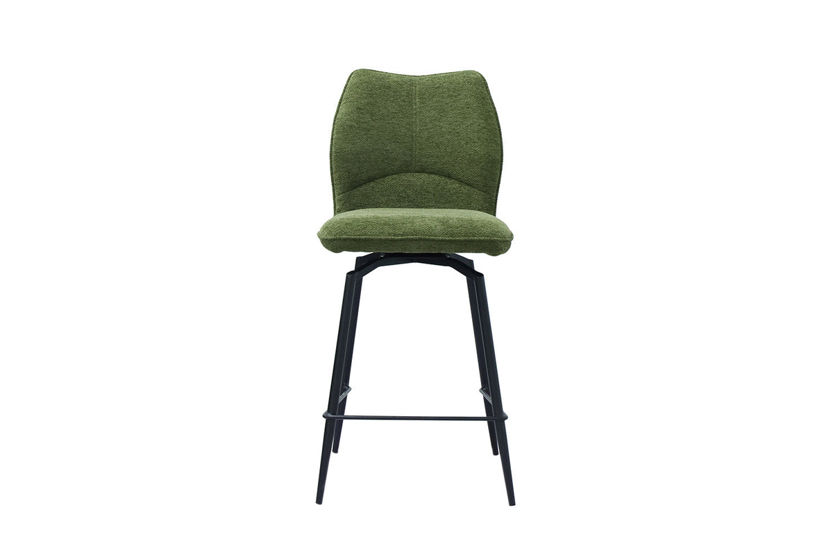 Counterstoel 'Lara' Stof Ote Sea 360 Draaibaar Groen (2/doos) - foto 5