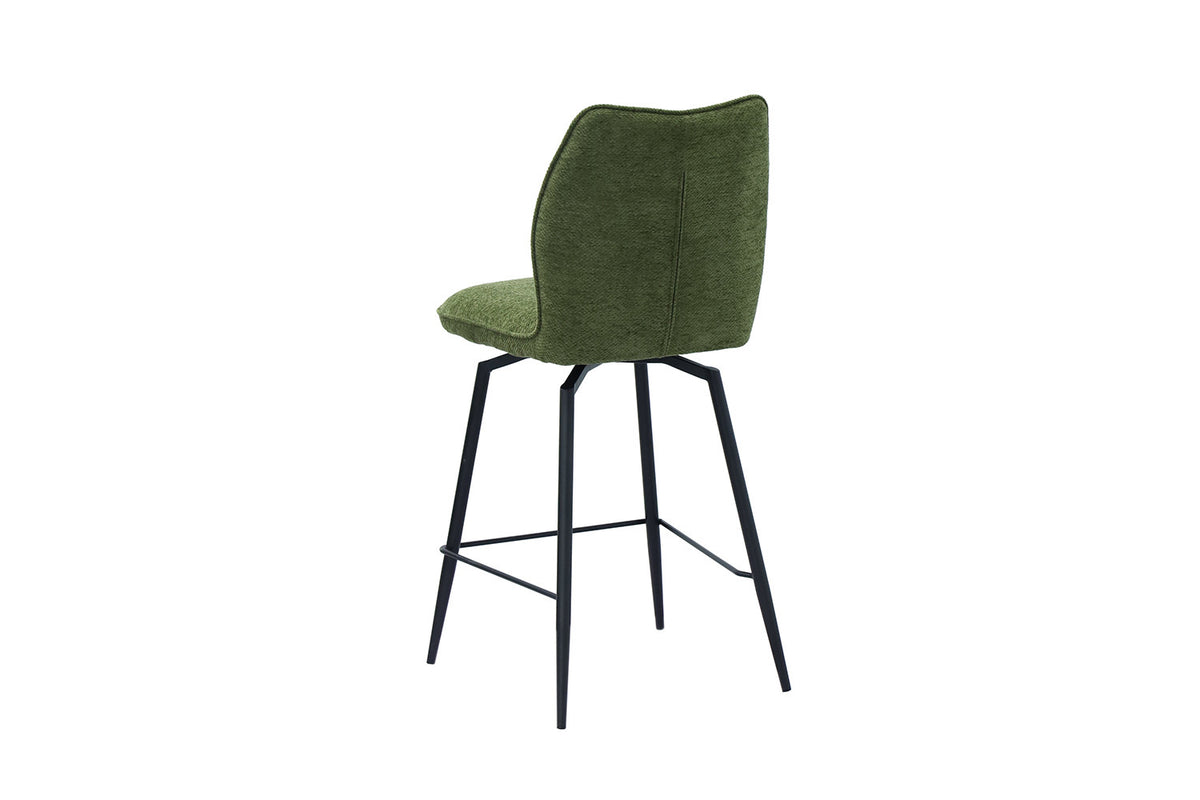 Counterstoel 'Lara' Stof Ote Sea 360 Draaibaar Groen (2/doos) - foto 7