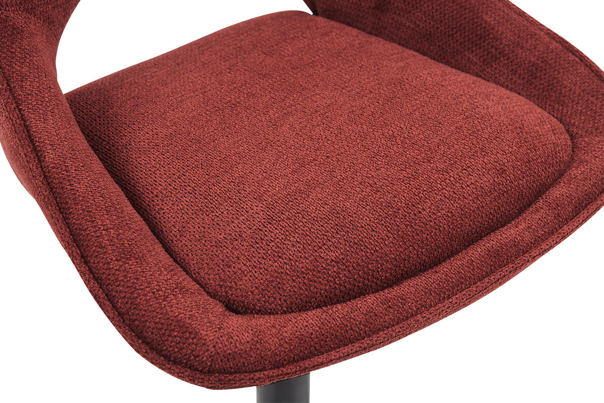 NEW - Barstoel 'Mori' Stof Ote Share 230 Rood (2/doos) - foto 10