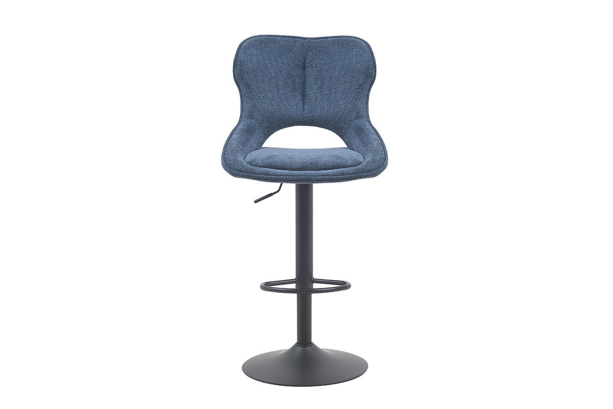 NEW - Barstoel 'Mori' Stof Ote Share 315 Blauw (2/doos) - foto 4