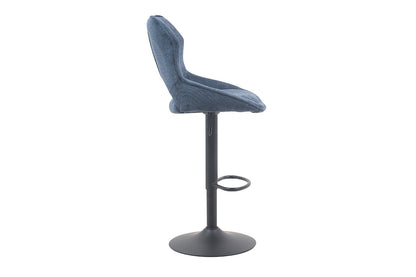 NEW - Barstoel 'Mori' Stof Ote Share 315 Blauw (2/doos) - foto 6