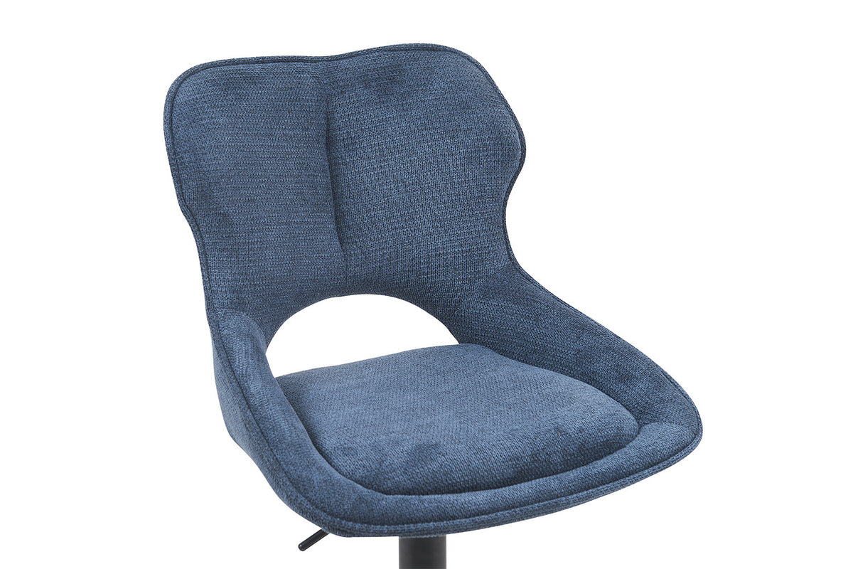 NEW - Barstoel 'Mori' Stof Ote Share 315 Blauw (2/doos) - foto 9