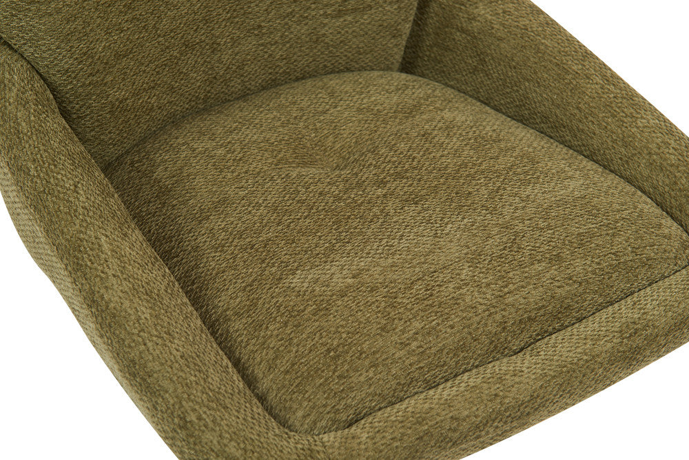 NEW - Barstoel 'Sabine' Stof Ote Sea 360 Draaibaar Groen (2/doos) - foto 10
