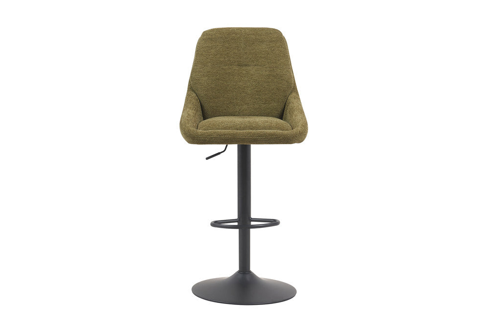 NEW - Barstoel 'Sabine' Stof Ote Sea 360 Draaibaar Groen (2/doos) - foto 4