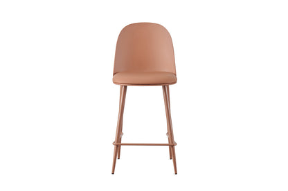 Counterstoel 'Jasmin' Zitting PP kussen PU Terracotta (2/doos) - foto 4