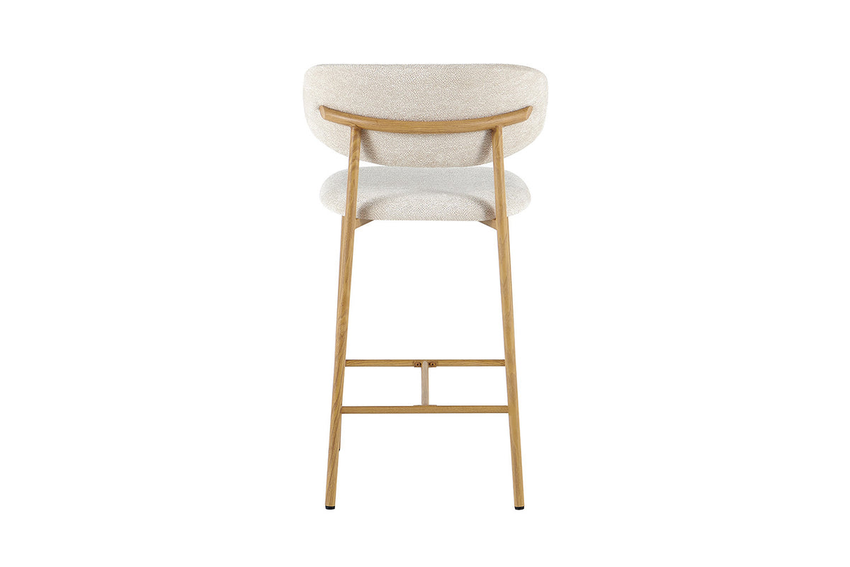 NEW - Counterstoel 'Coco' Naturel - Stof Raven 24 Beige (2/doos) - foto 7