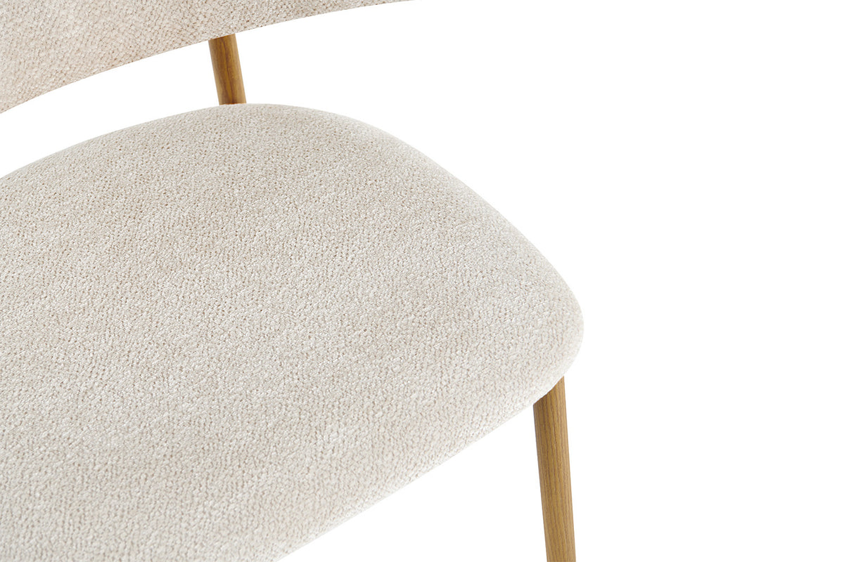 NEW - Counterstoel 'Coco' Naturel - Stof Raven 24 Beige (2/doos) - foto 9