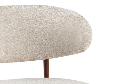 NEW - Counterstoel 'Coco' Walnoot - Stof Raven 24 Beige (2/doos) - foto 10
