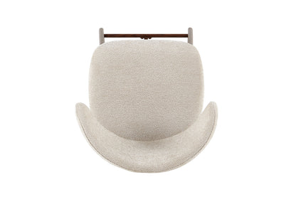 NEW - Counterstoel 'Coco' Walnoot - Stof Raven 24 Beige (2/doos) - foto 8