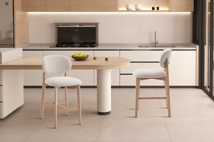NEW - Counterstoel 'Carmen' Naturel Eik Ote Milan 103 Beige Gemonteerd (1/doos) - foto 2