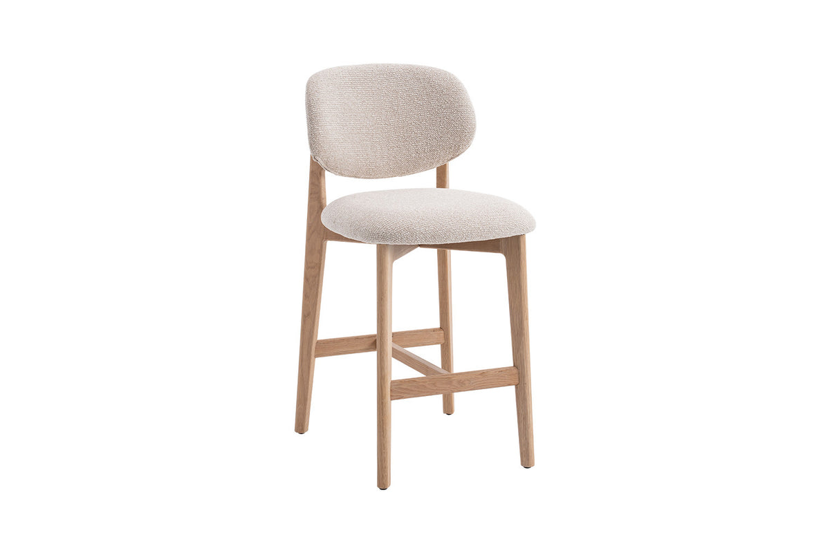NEW - Counterstoel 'Carmen' Naturel Eik Ote Milan 103 Beige Gemonteerd (1/doos) - foto 5