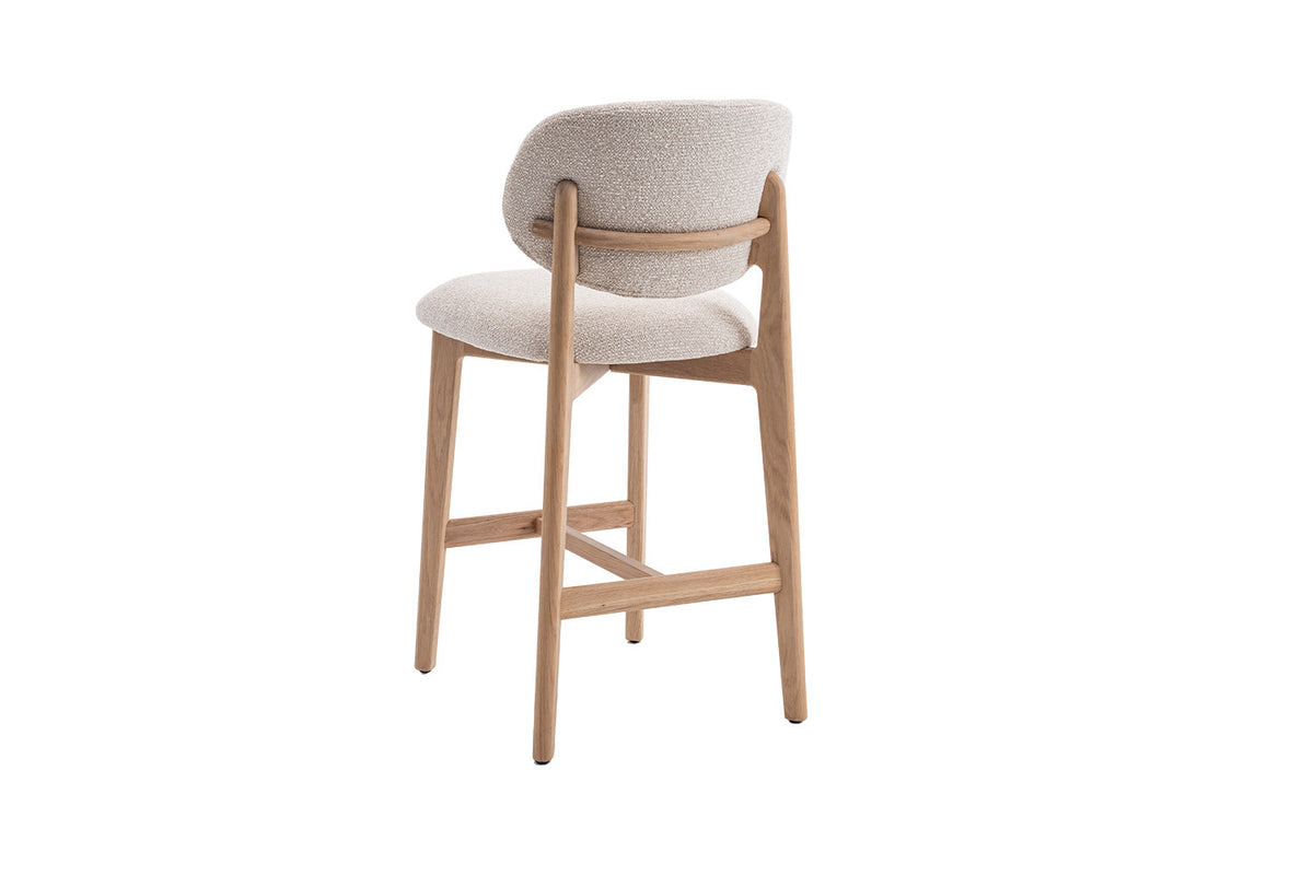 NEW - Counterstoel 'Carmen' Naturel Eik Ote Milan 103 Beige Gemonteerd (1/doos) - foto 7