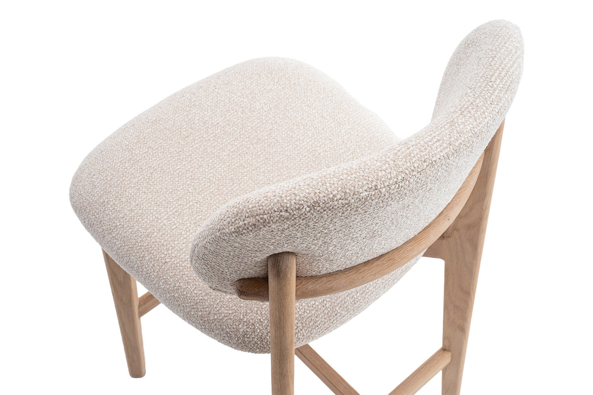 NEW - Counterstoel 'Carmen' Naturel Eik Ote Milan 103 Beige Gemonteerd (1/doos) - foto 9