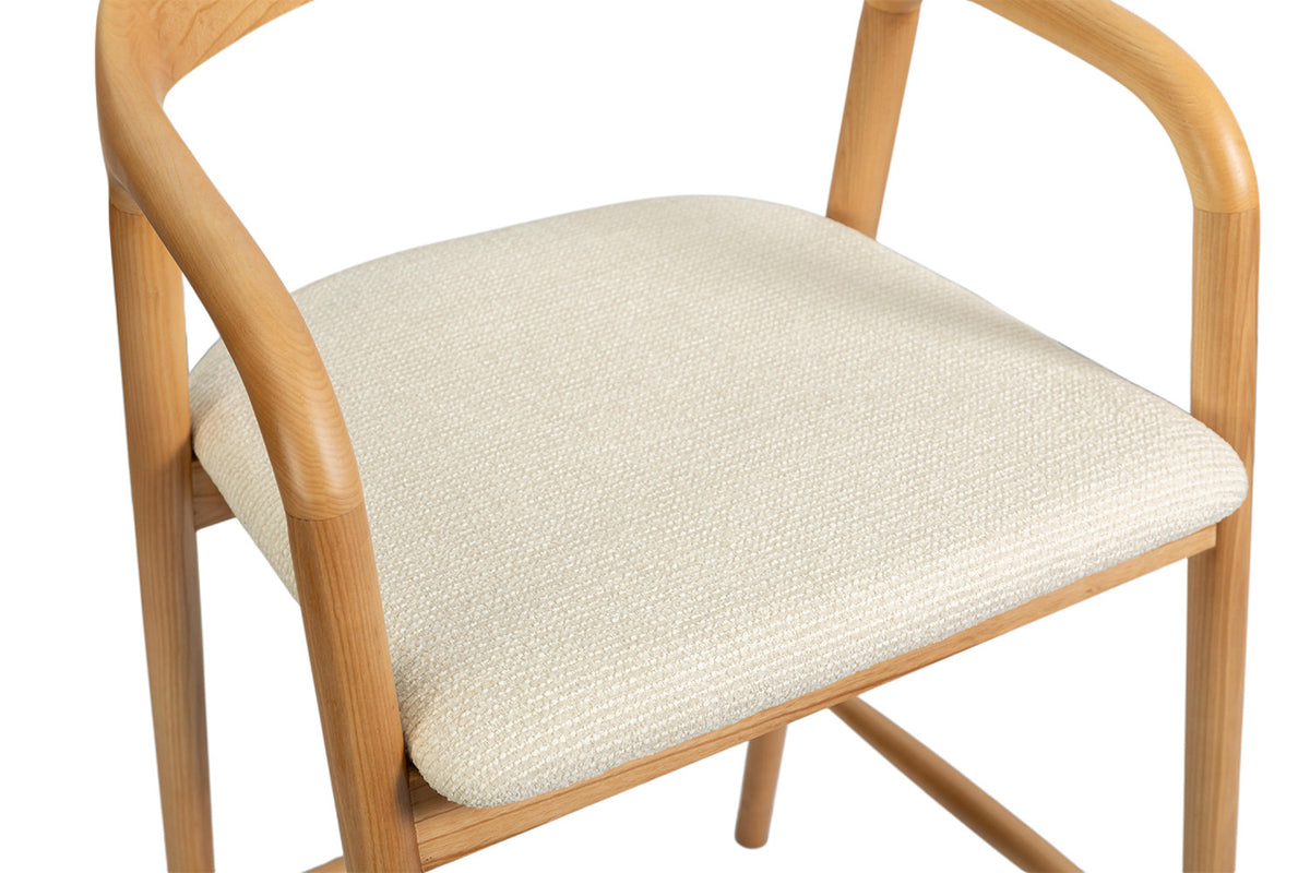 NEW - Counterstoel 'Claire' Essenh. Naturel Milan 103 Beige Gemonteerd (1/doos) - foto 15