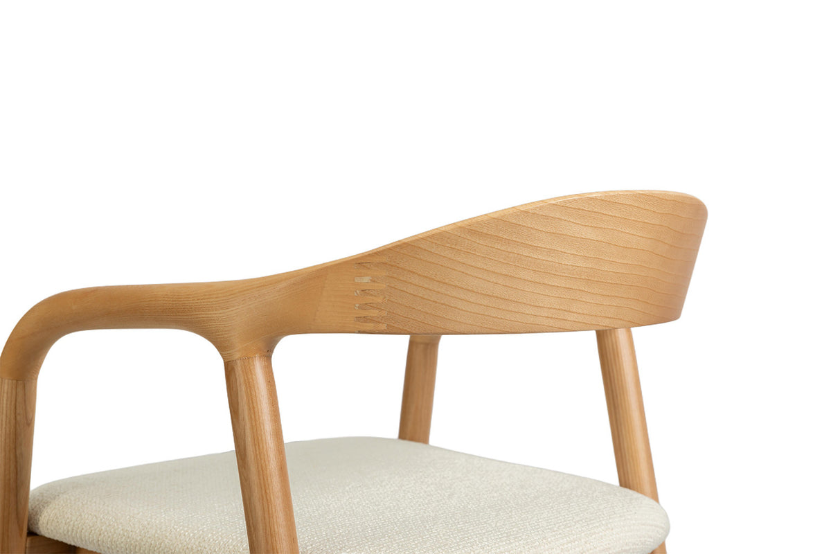 NEW - Counterstoel 'Claire' Essenh. Naturel Milan 103 Beige Gemonteerd (1/doos) - foto 18