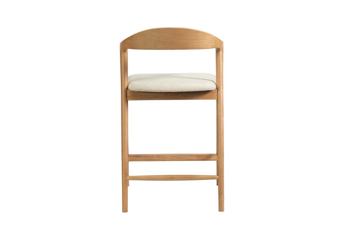 NEW - Counterstoel 'Claire' Essenh. Naturel Milan 103 Beige Gemonteerd (1/doos) - foto 8