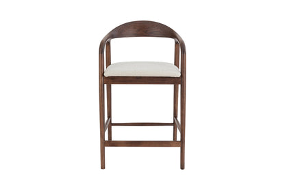 NEW - Counterstoel 'Claire' Essenh. Walnoot Milan 103 Beige Gemonteerd (1/doos) - foto 4