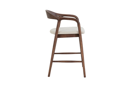 NEW - Counterstoel 'Claire' Essenh. Walnoot Milan 103 Beige Gemonteerd (1/doos) - foto 7