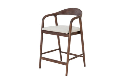 NEW - Counterstoel 'Claire' Essenh. Walnoot Milan 103 Beige Gemonteerd (1/doos) - foto 9