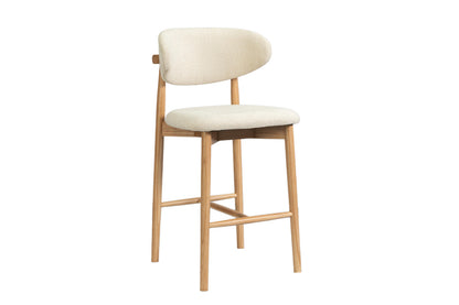 NEW - Counterstoel 'Clara' Essenhout Naturel - Ote Milan 103 Beige (1/doos) - foto 5