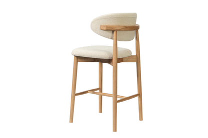 NEW - Counterstoel 'Clara' Essenhout Naturel - Ote Milan 103 Beige (1/doos) - foto 7