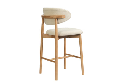 NEW - Counterstoel 'Clara' Essenhout Naturel - Ote Milan 103 Beige (1/doos) - foto 8