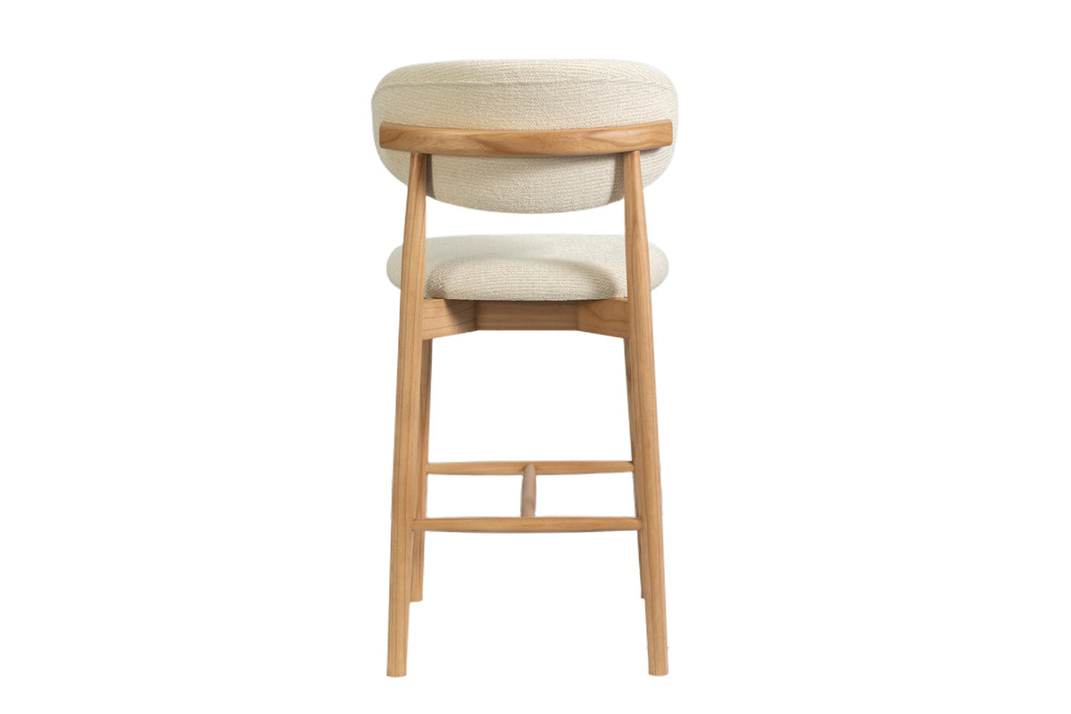 NEW - Counterstoel 'Clara' Essenhout Naturel - Ote Milan 103 Beige (1/doos) - foto 9