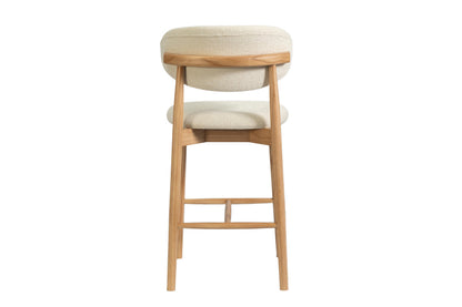 NEW - Counterstoel 'Clara' Essenhout Naturel - Ote Milan 103 Beige (1/doos) - foto 9