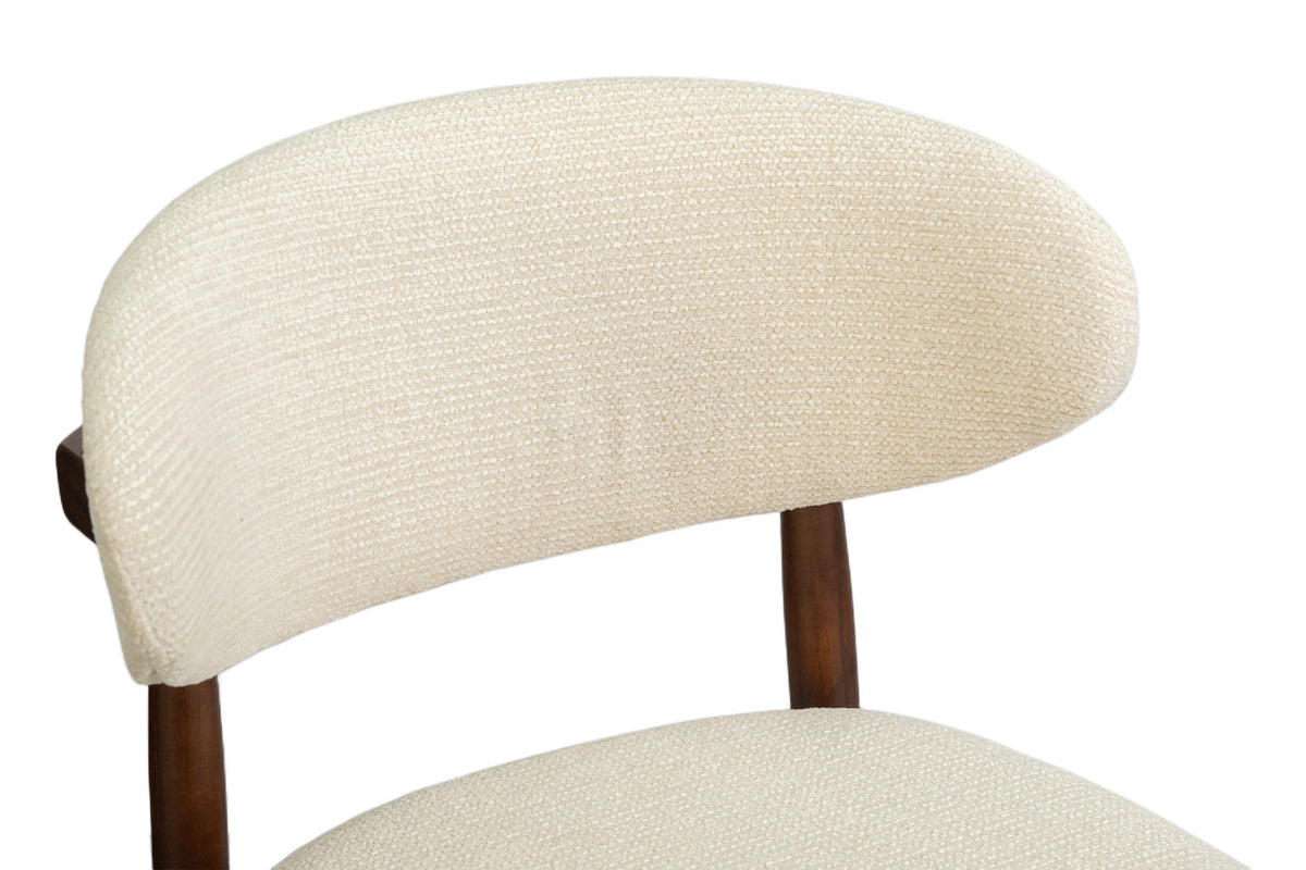 NEW - Counterstoel 'Clara' Essenhout Walnoot - Ote Milan 103 Beige (1/doos) - foto 10