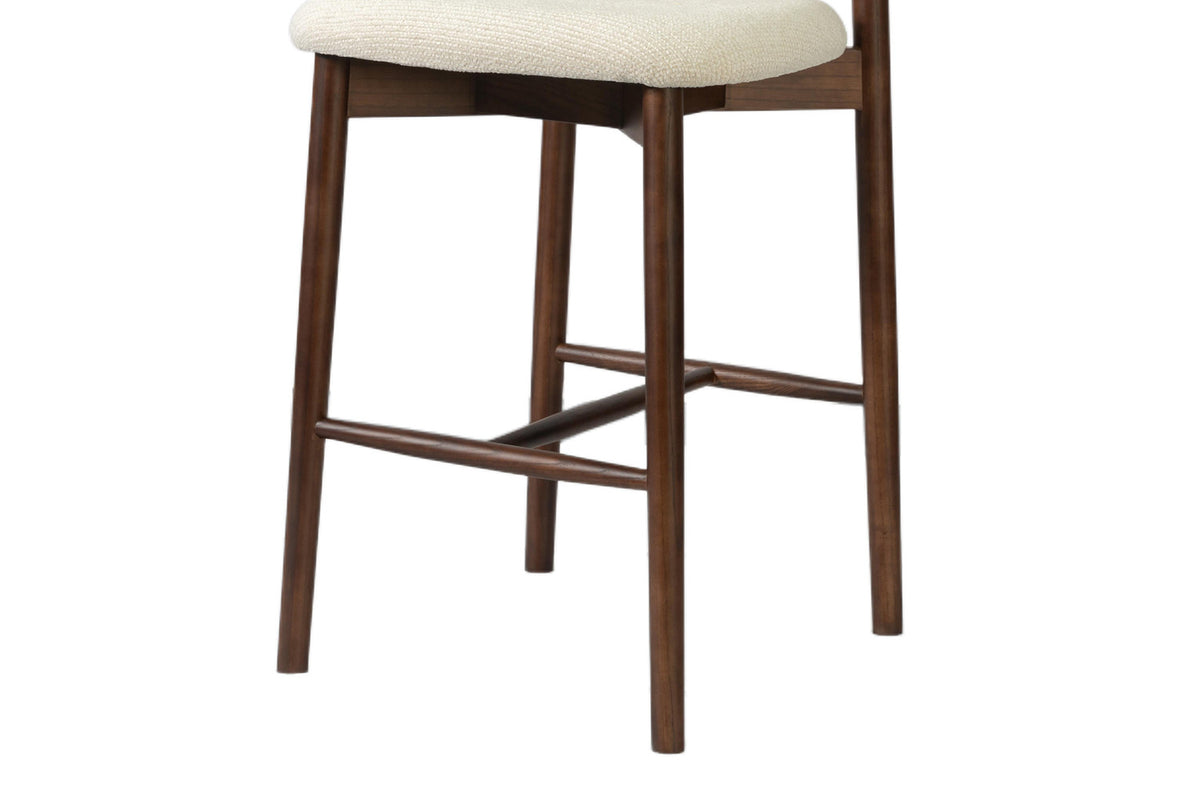 NEW - Counterstoel 'Clara' Essenhout Walnoot - Ote Milan 103 Beige (1/doos) - foto 12